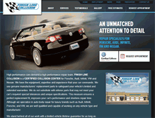 Tablet Screenshot of finishlinecollision.com